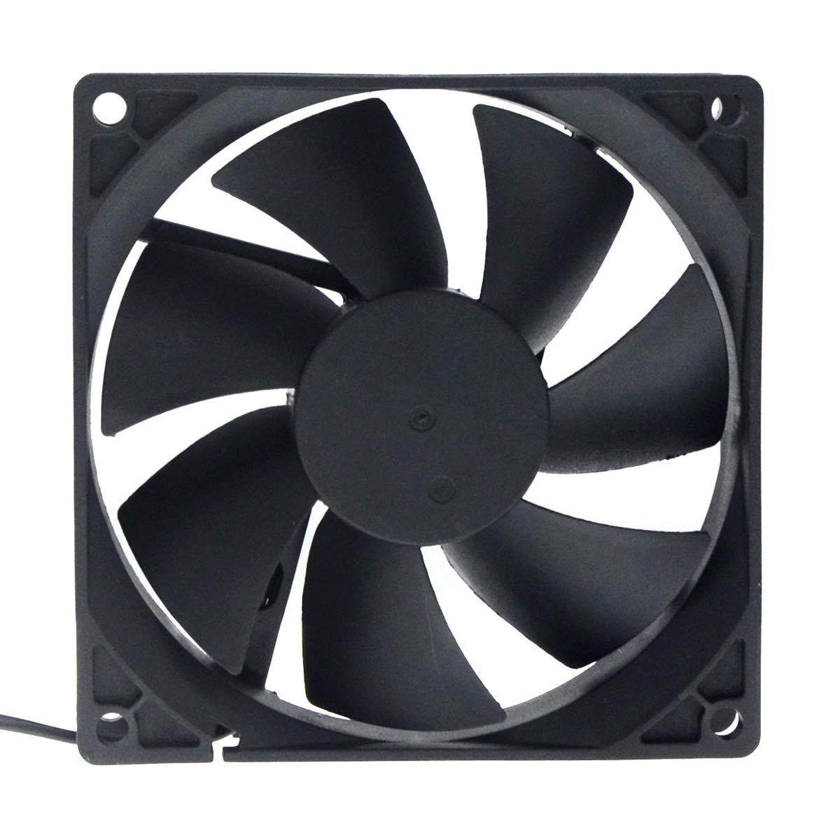 92mm EC Motor Cooling Fan - 92x92x25mm Dual Ball Bearing, AC 115V/230V, 2850 RPM, 55.2 CFM for Server Cabinet & Industrial Cooling | Source Factory