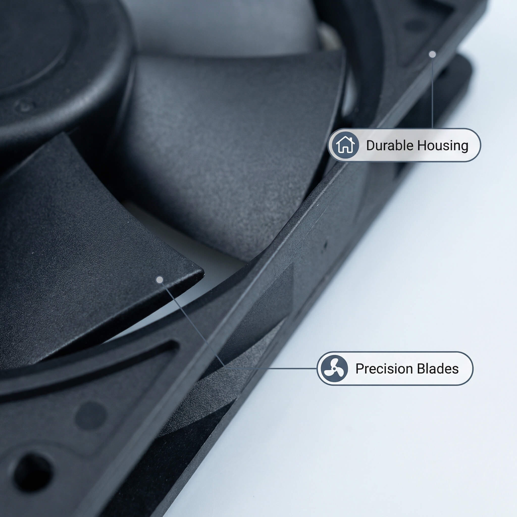 SXDOOL 120mm 24V DC Fan, 12025 0.40A 3800RPM 135.5CFM High Airflow, Dual Ball Bearing PWM Intelligent Speed Control & FG Signal Industrial Fan