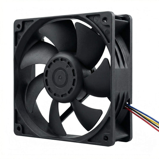 Ventilador SXDOOL de 120 mm y 24 V CC, 12038, 0,80 A, 4000 RPM, 188 CFM, alta presión estática, doble rodamiento de bolas, control de velocidad inteligente PWM, ventilador industrial de refrigeración