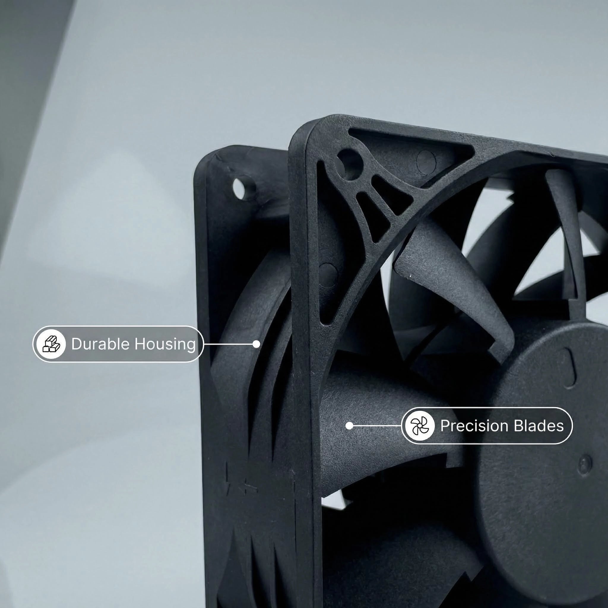 SXDOOL 120mm 24V DC Fan, 12038 1.00A 4500RPM 200CFM High Airflow, Dual Ball Bearing Industrial Grade Cooling Fan for Power Supply & Cabinets