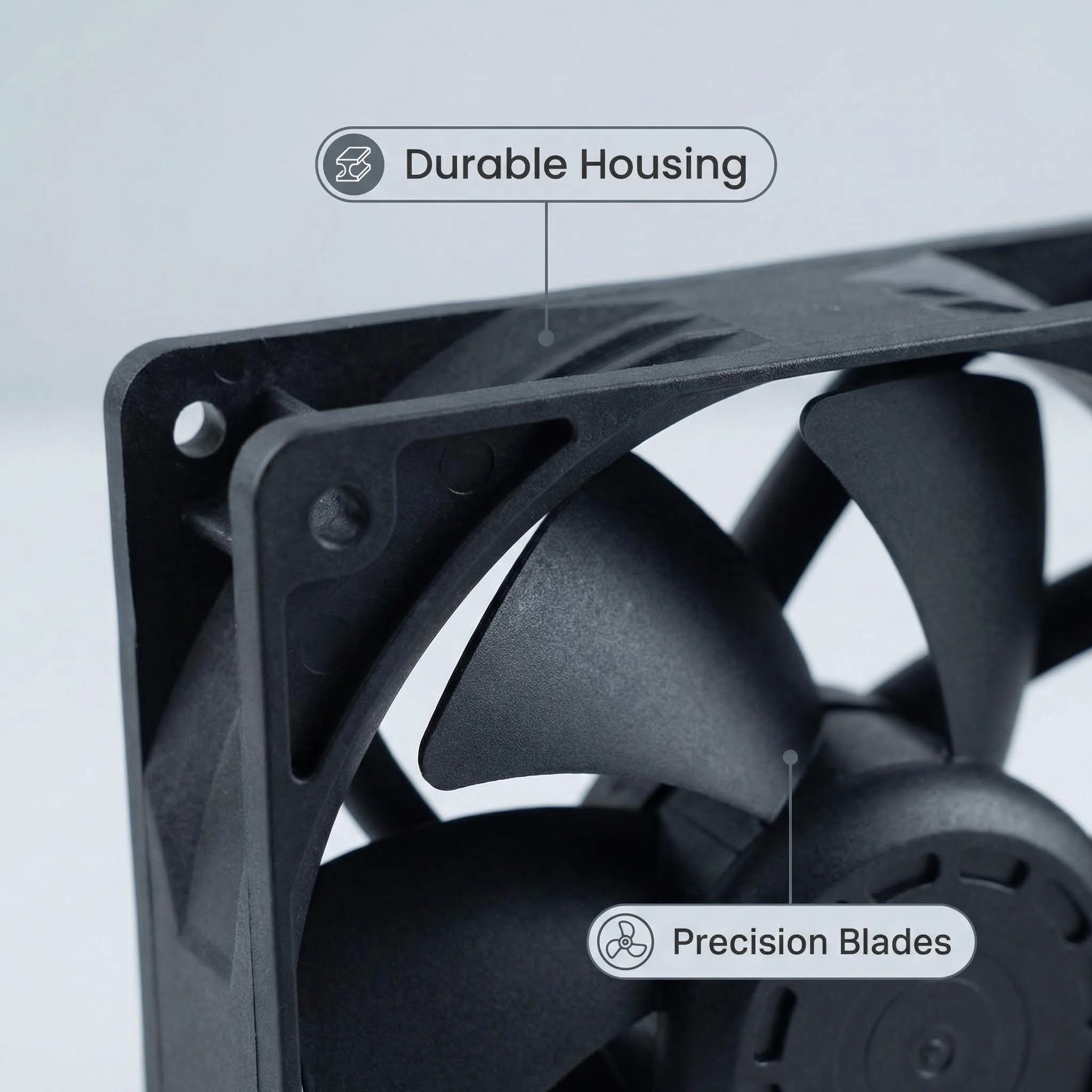 SXDOOL 120mm 48V DC Fan, 12038 0.30A 3100RPM 126CFM High Airflow, Dual Ball Bearing Heavy-Duty Cooling Fan for Telecom & Server Cabinets