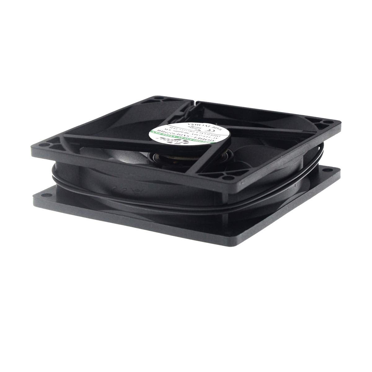 92mm EC Motor Cooling Fan - 92x92x25mm Dual Ball Bearing, AC 115V/230V, 2850 RPM, 55.2 CFM for Server Cabinet & Industrial Cooling | Source Factory