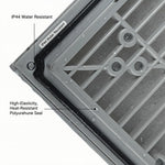 SXDOOL 205mm IP44 Enclosure Filter Fan Kit with 172mm EC Fan, 115V/230V - Enclosure Filter Fan Kit by SXDOOL