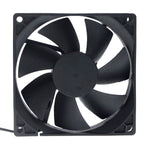 Ventilador de refrigeración con motor EC de 92 mm - Rodamiento de bolas doble de 92 x 92 x 25 mm, CA 115 V/230 V, 2850 RPM, 55,2 CFM para refrigeración industrial y de gabinetes de servidores | Source Factory - EC Axial Fan by SXDOOL