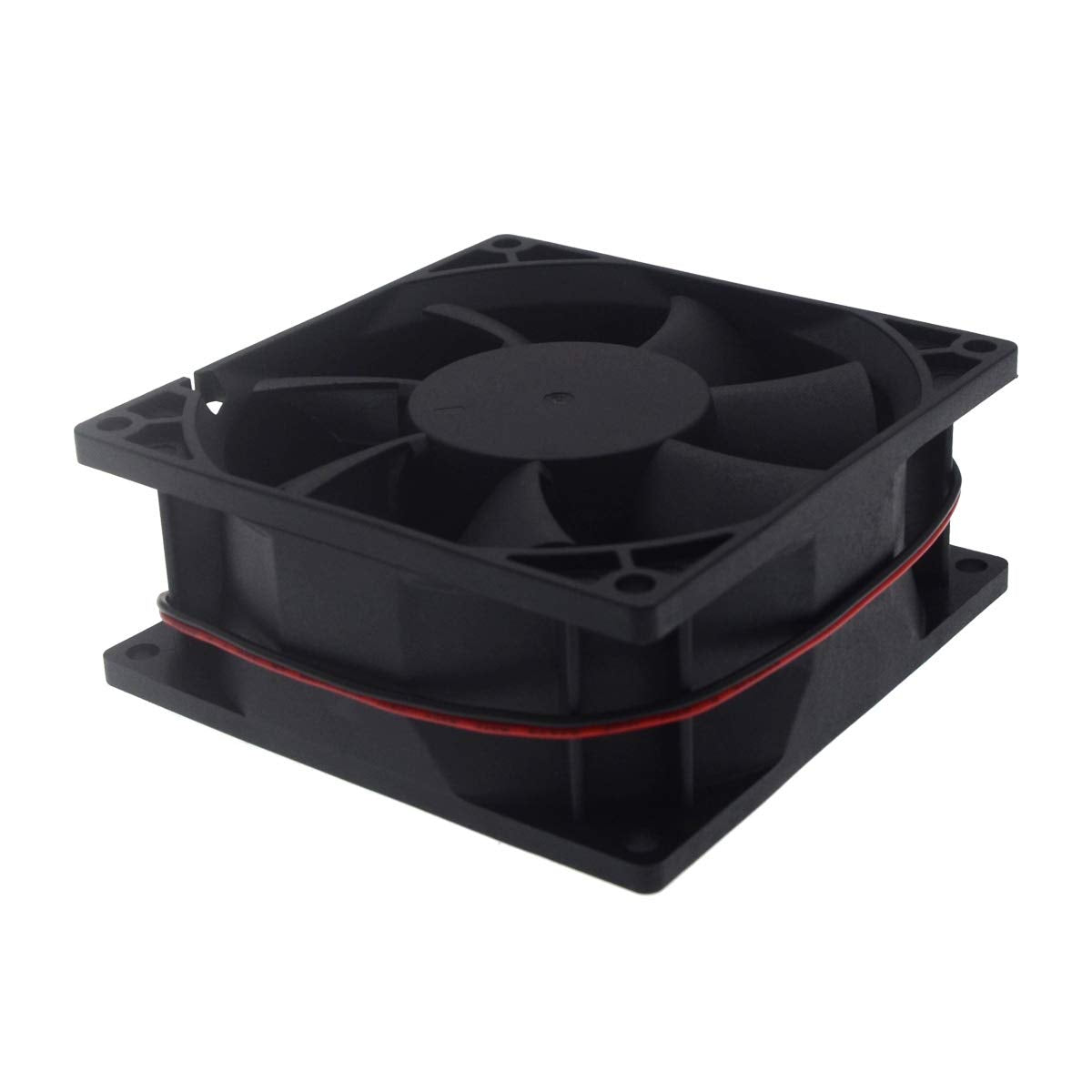 SXDOOL 92×92×38mm DC 24V High-Speed Axial Cooling Fan — 3400RPM, 92CFM, Dual Ball Bearing