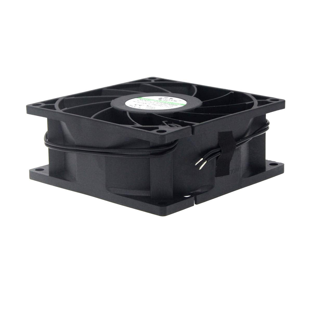 92mm EC Motor Cooling Fan - 92x92x38mm Dual Ball Bearing, AC 115V/230V, 3200 RPM, 68.5 CFM for Server Cabinet & Industrial Chassis Cooling | Source Factory