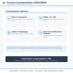 50x50x20mm 50mm 5020 DC Cooling Fan Series | 5V 12V 24V | Dual Ball Bearing