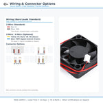 50x50x15mm 50mm 5015 DC Cooling Fan Series | 5V 12V 24V | Dual Ball Bearing