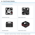 40x40x20mm 40mm 4020 DC Cooling Fan Series | 5V 12V 24V | Dual Ball Bearing - DC Axial Fan by SXDOOL