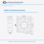 92x92x32mm 92mm 9232 DC Cooling Fan Series | 12V 24V 48V | Dual Ball Bearing - DC Axial Fan by SXDOOL