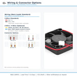 50x50x10mm 50mm 5010 DC Cooling Fan Series | 5V 12V 24V | Dual Ball Bearing - DC Axial Fan by SXDOOL