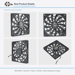 120x120x12mm 120mm 12012 DC Cooling Fan Series | 5V 12V 24V | Dual Ball Bearing - DC Axial Fan by SXDOOL