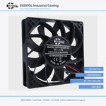 120x120x25mm 120mm 12025 High Speed DC Cooling Fan Series | 12V 24V 48V | Dual Ball Bearing - DC Axial Fan by SXDOOL