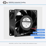 80x80x38mm 80mm 8038 DC Cooling Fan Series | 12V 24V 48V | Dual Ball Bearing - DC Axial Fan by SXDOOL