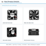 50x50x20mm 50mm 5020 DC Cooling Fan Series | 5V 12V 24V | Dual Ball Bearing