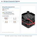 25x25x10mm 25mm 2510 DC Cooling Fan Series | 5V 12V | Dual Ball Bearing - DC Axial Fan by SXDOOL