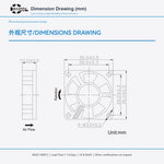 35x35x10mm 35mm 3510 DC Cooling Fan Series | 5V 12V 24V | Dual Ball Bearing - DC Axial Fan by SXDOOL