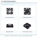 60x60x15mm 60mm 6015 DC Cooling Fan Series | 5V 12V 24V | Dual Ball Bearing