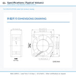 40x40x20mm 40mm 4020 DC Cooling Fan Series | 5V 12V 24V | Dual Ball Bearing - DC Axial Fan by SXDOOL