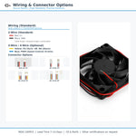 70x70x15mm 70mm 7015 DC Cooling Fan Series | 5V 12V 24V | Dual Ball Bearing - DC Axial Fan by SXDOOL