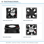 60x60x20mm 60mm 6020 DC Cooling Fan Series | 5V 12V 24V | Dual Ball Bearing - DC Axial Fan by SXDOOL