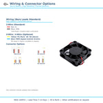 60x60x15mm 60mm 6015 DC Cooling Fan Series | 5V 12V 24V | Dual Ball Bearing