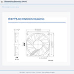 80x80x15mm 80mm 8015 DC Cooling Fan Series | 12V 24V 48V | Dual Ball Bearing - DC Axial Fan by SXDOOL
