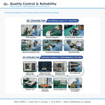 60x60x15mm 60mm 6015 DC Cooling Fan Series | 5V 12V 24V | Dual Ball Bearing