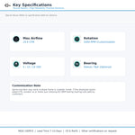 60x60x15mm 60mm 6015 DC Cooling Fan Series | 5V 12V 24V | Dual Ball Bearing