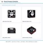 60x60x25mm 60mm 6025 DC Cooling Fan Series | 5V 12V 24V 48V | Dual Ball Bearing - DC Axial Fan by SXDOOL