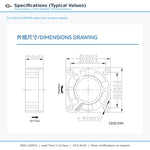 25x25x10mm 25mm 2510 DC Cooling Fan Series | 5V 12V | Dual Ball Bearing - DC Axial Fan by SXDOOL