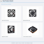 80x80x15mm 80mm 8015 DC Cooling Fan Series | 12V 24V 48V | Dual Ball Bearing - DC Axial Fan by SXDOOL