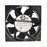 Ventilador EC SXDE20572HB de 205 mm - 205 x 205 x 72 mm, 115 V/230 V, 963 CFM, 3600 RPM con control PWM para armarios industriales, torres de carga y racks de servidores | Fábrica de fuentes de alta eficiencia