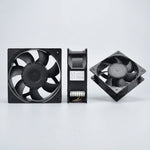 Ventilador EC SXDE20572HB de 205 mm - 205 x 205 x 72 mm, 115 V/230 V, 963 CFM, 3600 RPM con control PWM para armarios industriales, torres de carga y racks de servidores | Fábrica de fuentes de alta eficiencia