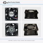 80x80x38mm 80mm 8038 DC Cooling Fan Series | 12V 24V 48V | High Speed Dual Ball Bearing - DC Axial Fan by SXDOOL