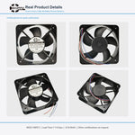 200x200x60mm 200mm 20060 DC Cooling Fan Series | 12V 24V 48V 60V | Dual Ball Bearing - DC Axial Fan by SXDOOL