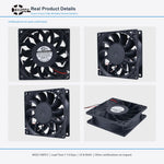 92x92x25mm 92mm 9225 DC Cooling Fan Series | 12V 24V 48V | High Speed Dual Ball Bearing - DC Axial Fan by SXDOOL