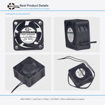 40x40x20mm 4020 EC Energy-Saving Cooling Fan | AC 115V 230V Universal | High Speed Dual Ball Bearing - EC Axial Fan by SXDOOL