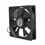 Ventilador de CC de alta velocidad SXDOOL de 120 mm, 12025, 12 V, 0,80 A, 4400 RPM, 143,1 CFM, con rodamiento de bolas doble, 4 pines, PWM, para CPU de servidor.  - DC Axial Fan by SXDOOL
