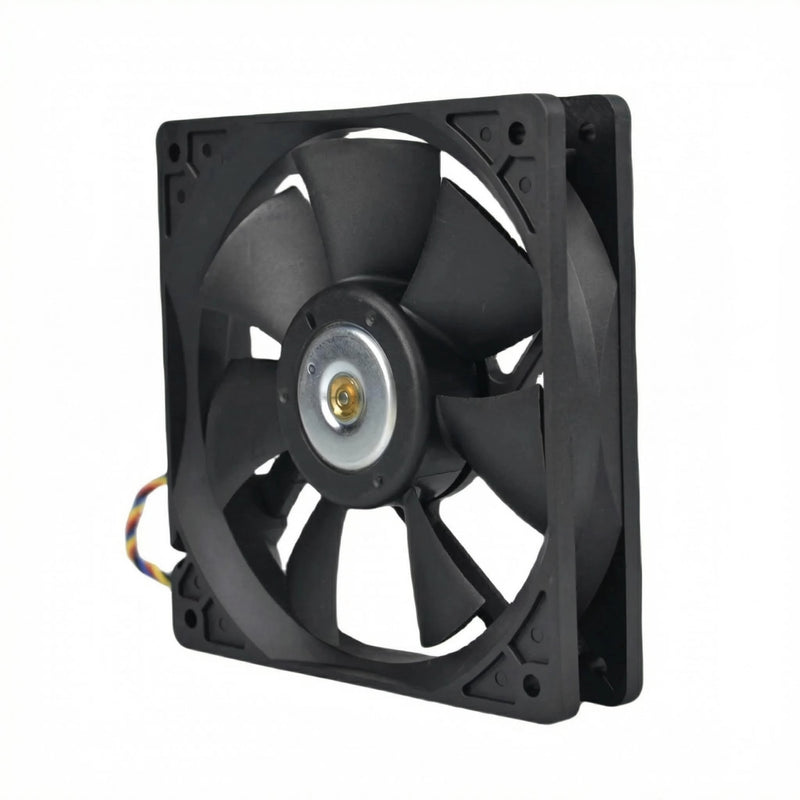 Ventilador de CC de alta velocidad SXDOOL de 120 mm, 12025, 12 V, 0,80 A, 4400 RPM, 143,1 CFM, con rodamiento de bolas doble, 4 pines, PWM, para CPU de servidor.  - DC Axial Fan by SXDOOL