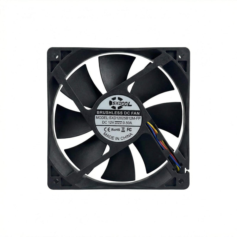SXDOOL 12025 12V DC Axial Fan 80.5CFM Dual Ball Bearing - DC Axial Fan by SXDOOL