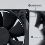 SXDOOL 12025 12V DC Axial Fan 80.5CFM Dual Ball Bearing - DC Axial Fan by SXDOOL