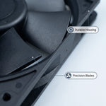 SXDOOL 12025 24V DC Axial Fan 135.5CFM Dual Ball Bearing - DC Axial Fan by SXDOOL