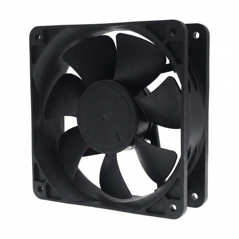 Ventilador de refrigeración de alto flujo de aire SXDOOL de 120 × 120 × 38 mm, 12 V CC, 3000 RPM, 118 CFM, doble rodamiento de bolas, 3 pines - DC Axial Fan by SXDOOL