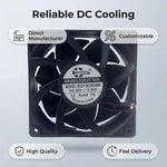 SXDOOL 12038 48V DC Axial Fan 126CFM Dual Ball Bearing - DC Axial Fan by SXDOOL