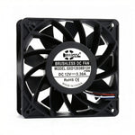 SXDOOL 12038 12V DC Axial Fan 215CFM Dual Ball Bearing - DC Axial Fan by SXDOOL