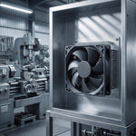 Ventilador de CC SXDOOL de 92 mm, 92 x 92 x 25 mm, 0,30 A, 3000 RPM, 59,6 CFM, con rodamiento de bolas doble de alta presión estática para estaciones de trabajo y equipos industriales.  - DC Axial Fan by SXDOOL