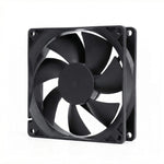 Ventilador de CC SXDOOL de 92 mm, 92 x 92 x 25 mm, 0,30 A, 3000 RPM, 59,6 CFM, con rodamiento de bolas doble de alta presión estática para estaciones de trabajo y equipos industriales.  - DC Axial Fan by SXDOOL