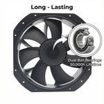 SXDOOL SXDE28080BTM 280x280x80mm 90-240V EC Axial Fan Dual Ball Bearing - EC Axial Fan by SXDOOL