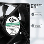 SXDOOL 70mm 115V/230V EC Axial Fan 27.6CFM Dual Ball Bearing - EC Axial Fan by SXDOOL